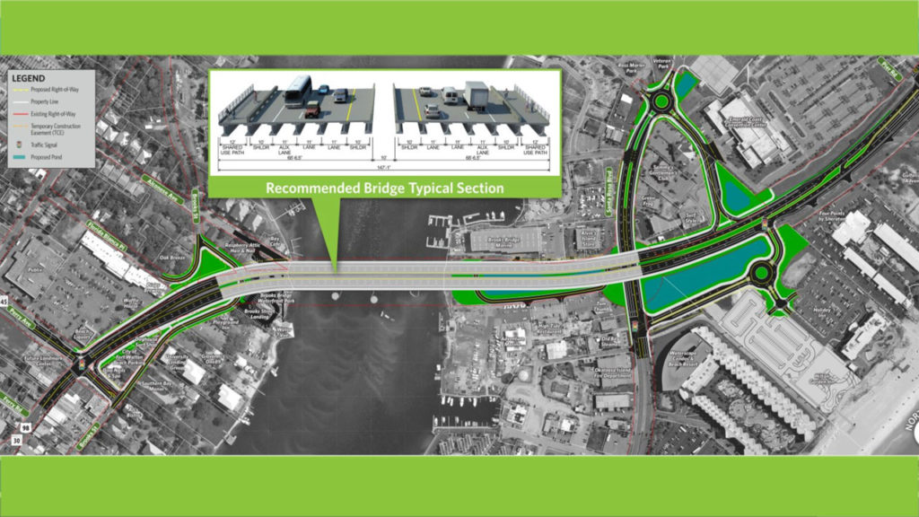 New plans for the Brooks Bridge