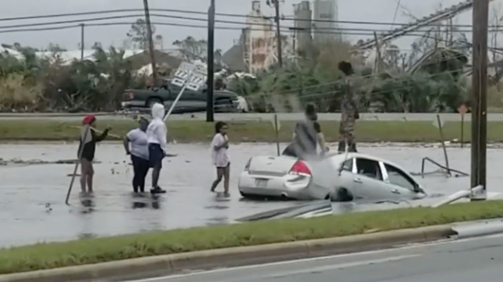 Footage of Hurricane Michael in Panama City