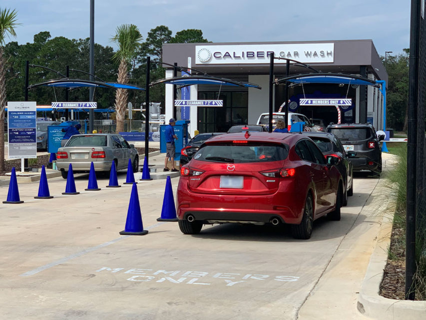 Caliber Car Wash in Fort Walton Beach doing free carwashes after