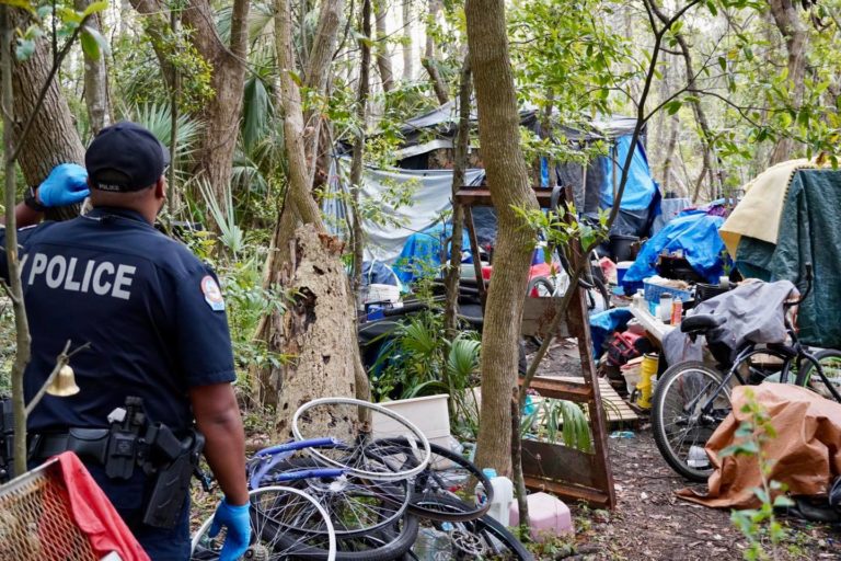 Fort Walton Beach Police Arrest Homeless Encamped Along Drainage Tributary