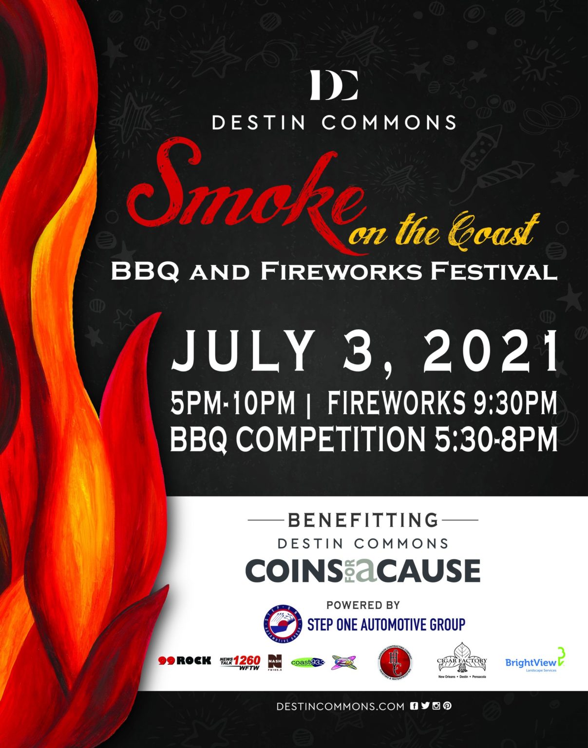 Smoke on the Coast BBQ & Fireworks Festival Destin Commons Get The