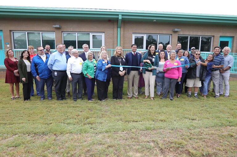 Silver Sands School celebrates new classroom additions, track, playground