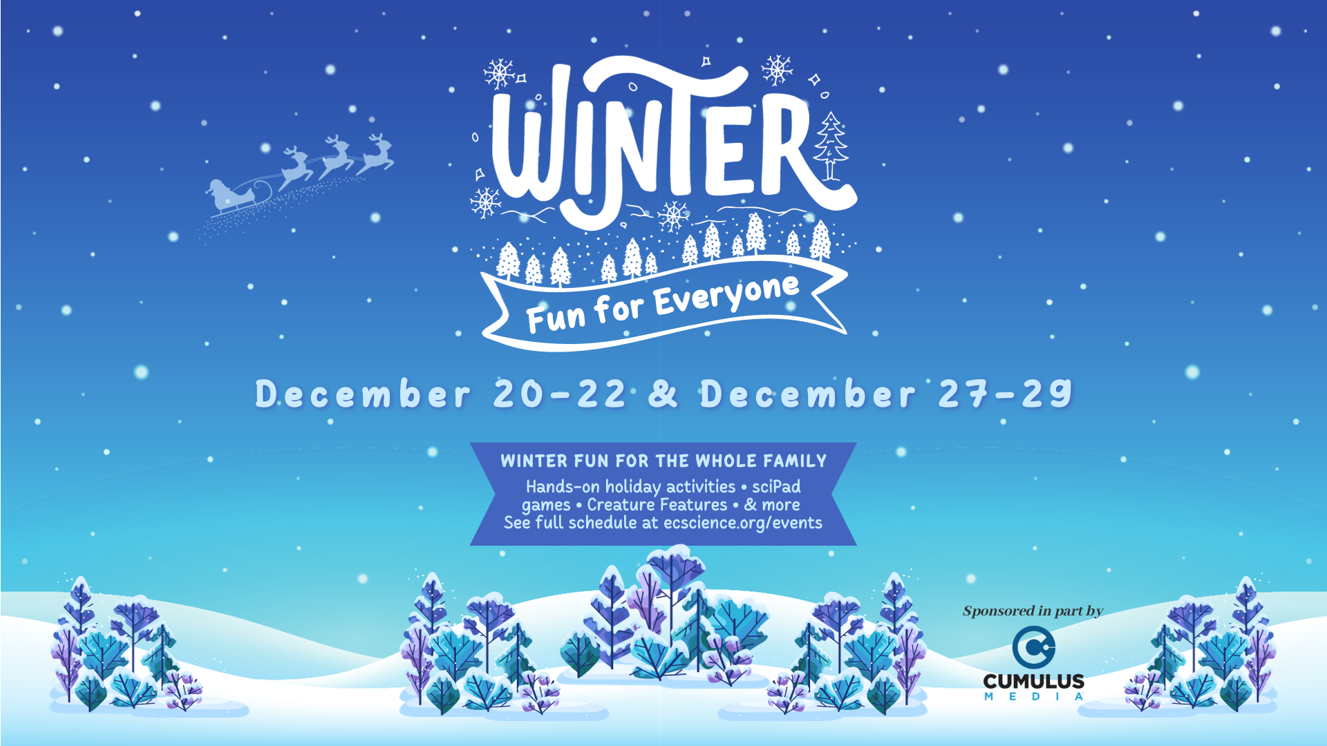 Winter Events, Exciting Upcoming Titles, and Updates